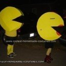 Homemade Pac Man and Ms. Pac Man Costumes