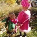 Homemade Palm Treen and Flamingo Costumes