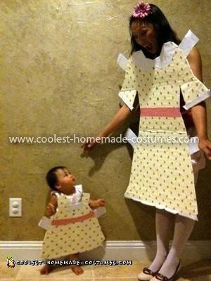 Coolest Paper Doll Costume and Baby Paper Doll Costume