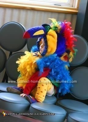 Homemade Parrot Bird Costume Design