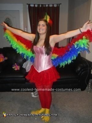 Homemade Parrot Costume