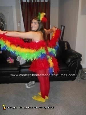 Homemade Parrot Costume
