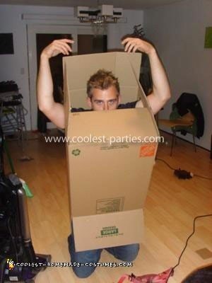 Homemade Partybot Costume