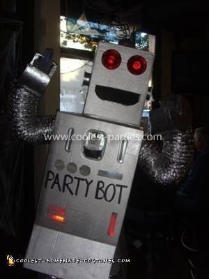 Homemade Partybot Costume