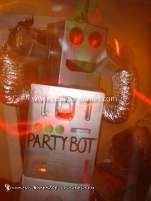 Homemade Partybot Costume