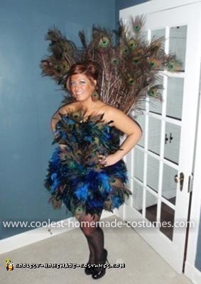 Homemade Peacock Costume