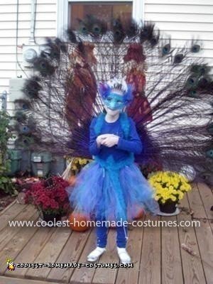 Homemade Peacock Costume