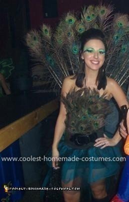 Homemade Peacock Costume