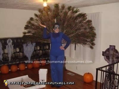 Homemade Peacock DIY Halloween Costume