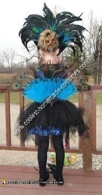 Homemade Peacock Halloween Costume Idea