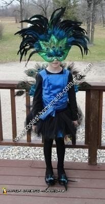 Homemade Peacock Halloween Costume Idea