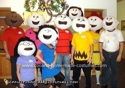 Homemade Peanuts Crew Costume