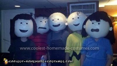 Homemade Peanuts Gang Group Costume