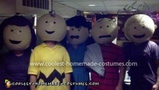 Homemade Peanuts Gang Group Costume