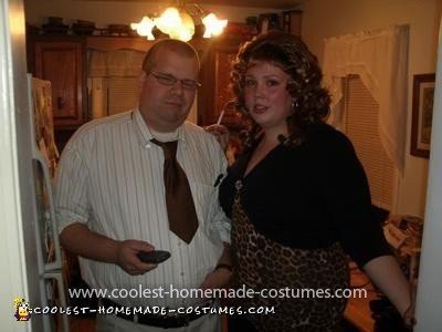 Homemade Peg and Al Bundy Couple Costume