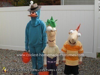 Coolest Phineas, Ferb and Perry Costumes 6