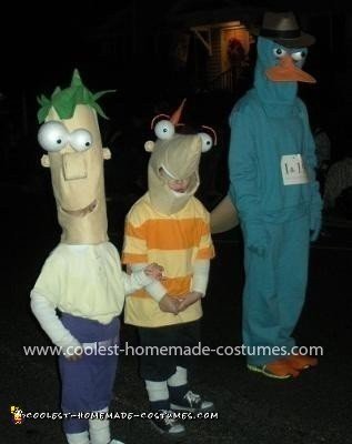 Coolest Phineas, Ferb and Perry Costumes 6