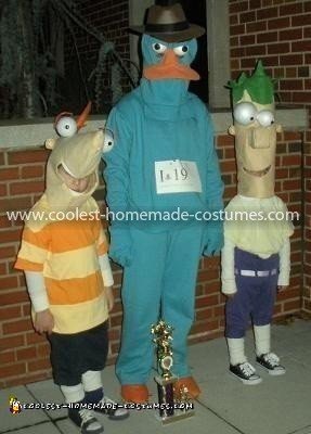 Coolest Phineas, Ferb and Perry Costumes 6