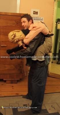 Homemade Piggy Back Illusion Costume