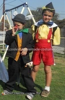 Homemade Pinocchio and Lampwick Couple Costume