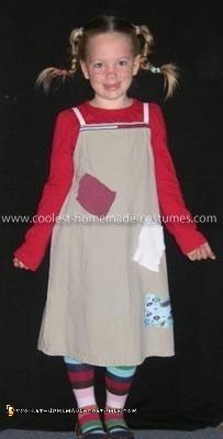 Homemade Pippi Longstocking Costume