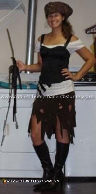 Homemade Pirate Woman Costume