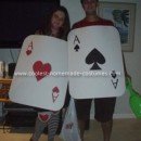 Homemade Pocket Aces Couple Costume