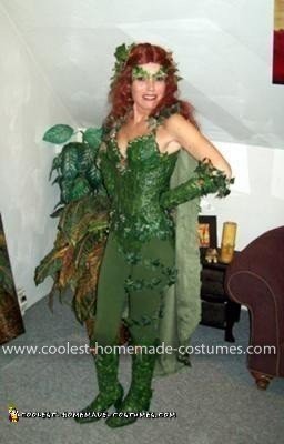 Coolest Poison Ivy Costume With Over 1000 Silk Leaves