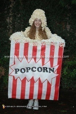 Homemade Popcorn Costume