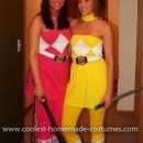 Homemade Power Rangers Woman's Couple Costume