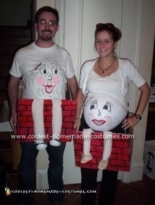 Coolest Humpty Dumpty Pregnant Woman Costume