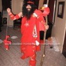 Homemade Pre-Historic Elmo Slayer Costume