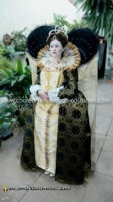 Homemade Queen Elizabeth I Costume