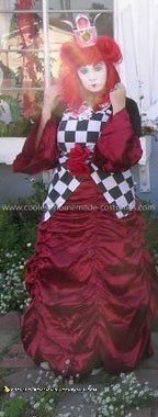 Homemade Queen Of Hearts Costume
