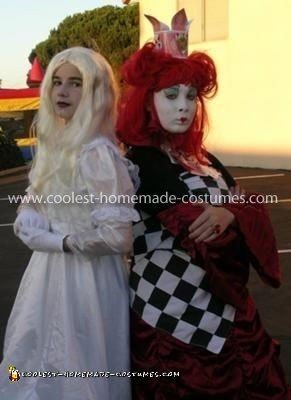 Homemade Queen Of Hearts Costume