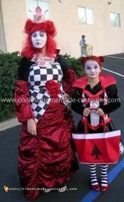 Homemade Queen Of Hearts Costume