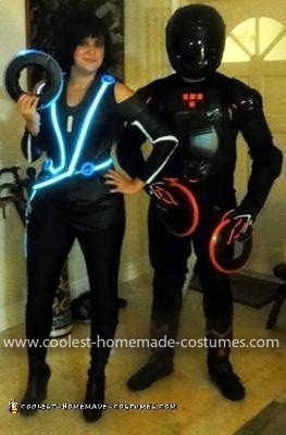 Homemade Quorra and Rinzler Tron Legacy Couple Costume