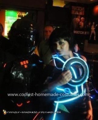 Homemade Quorra and Rinzler Tron Legacy Couple Costume