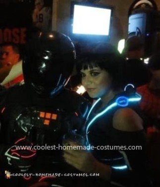 Homemade Quorra and Rinzler Tron Legacy Couple Costume