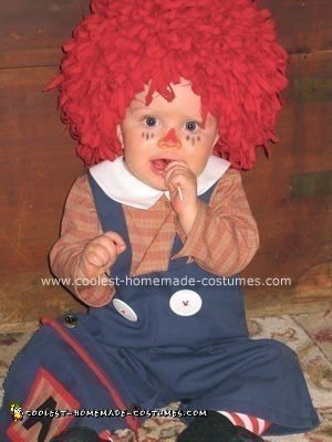 Homemade Raggedy Andy Halloween Costume