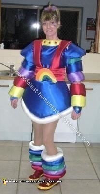 Homemade Rainbow Brite Costume