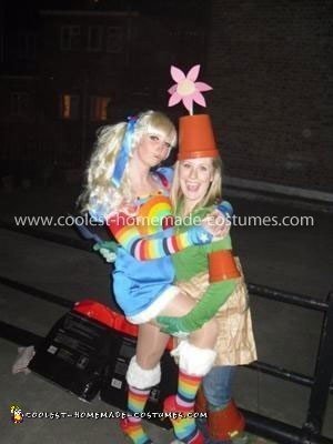 Homemade Rainbow Brite Fancy Dress Costume