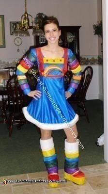 Homemade Rainbow Brite Halloween Costume