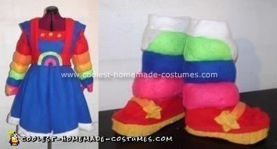 Rainbow Brite Homemade Halloween Costume