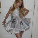 Recycled Newspaper Costume