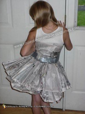 Recycled Newspaper Costume