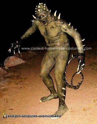 Homemade Reptile Man Costume