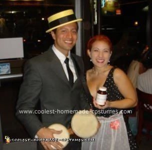 Homemade Ricky and Lucy Ricardo Couple Costumes