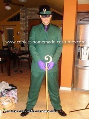 Homemade Riddler Costume