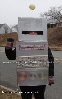 Homemade Robot Halloween Costume